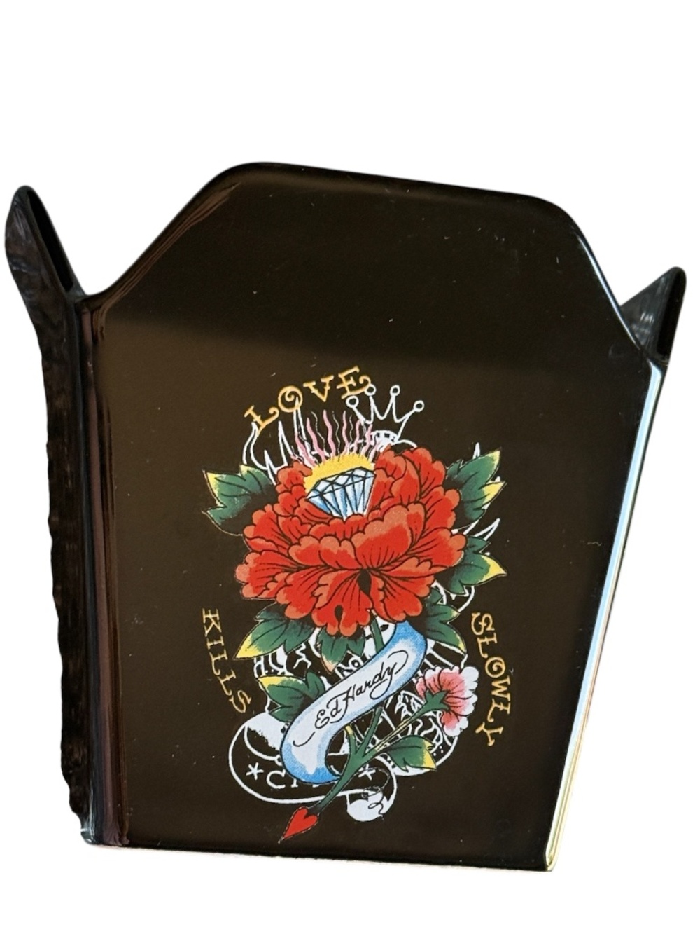 ed hardy takeout bowl
